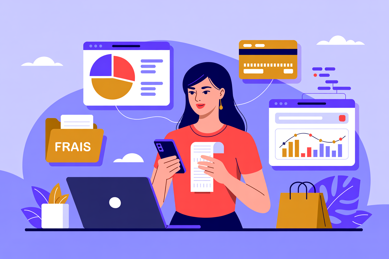 entrepreneuse gestion bancaire des dépenses avec qonto