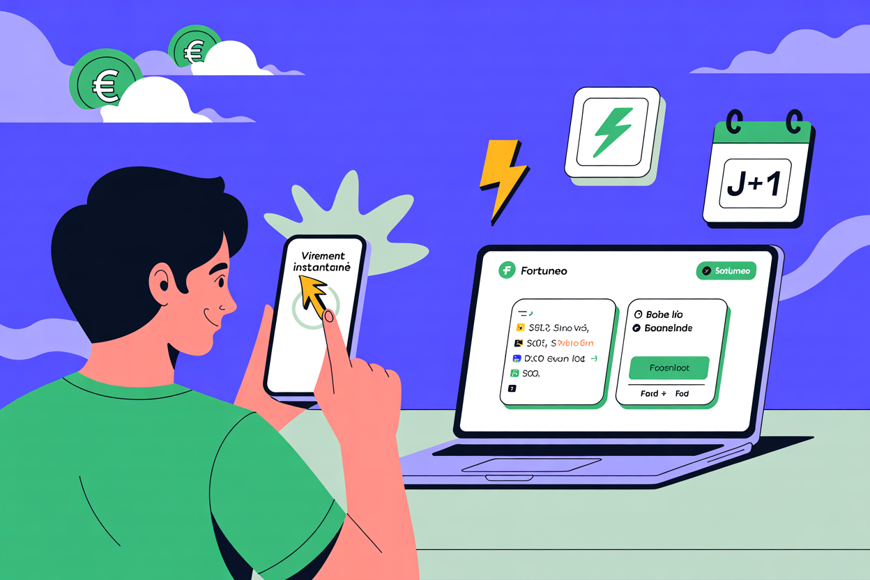 fortuneo virement instantané