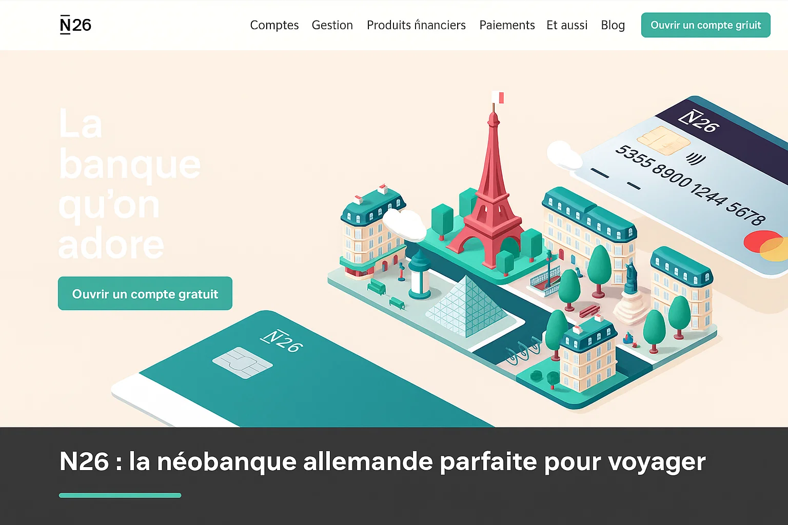 N26 : la néobanque allemande parfaite pour voyager