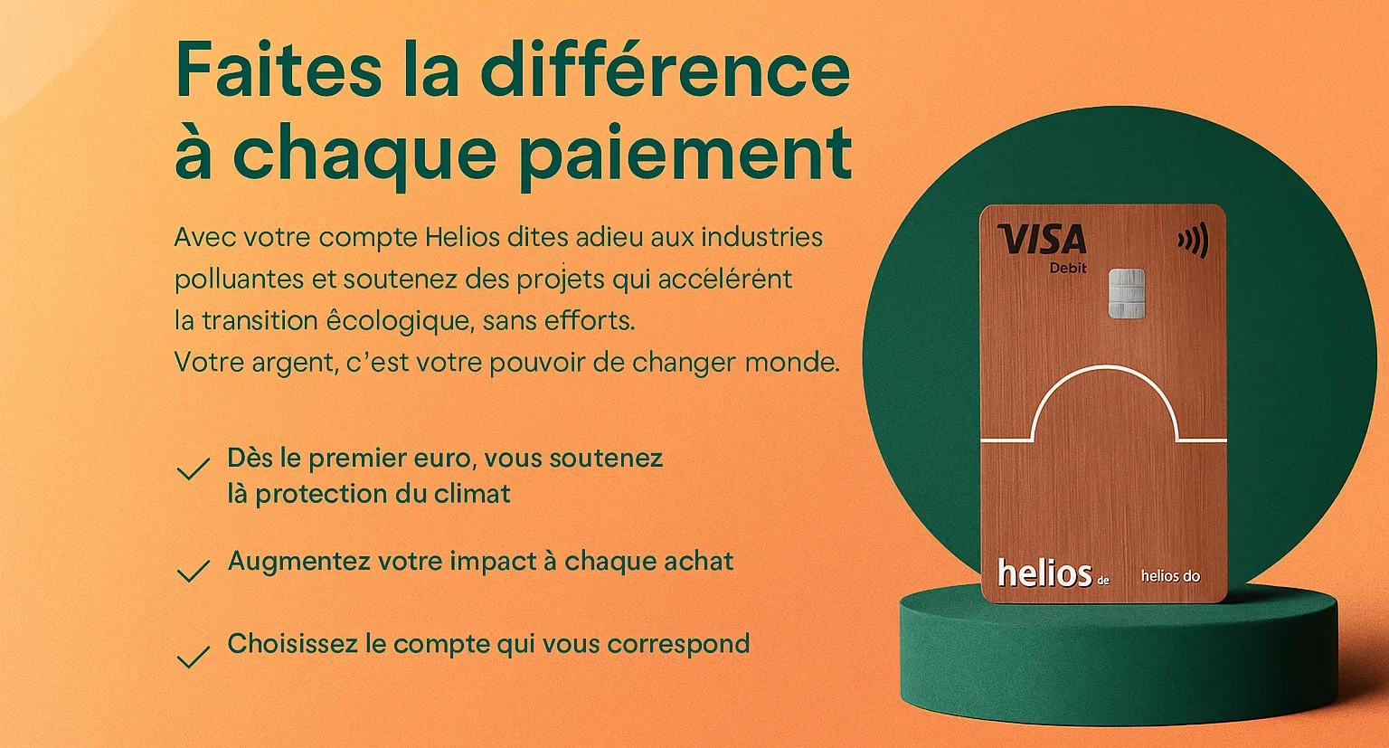 Helios : la néobanque la plus verte