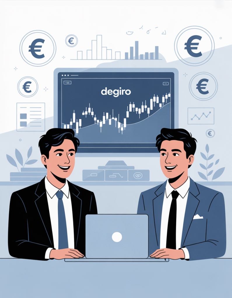 degiro illustration courtier