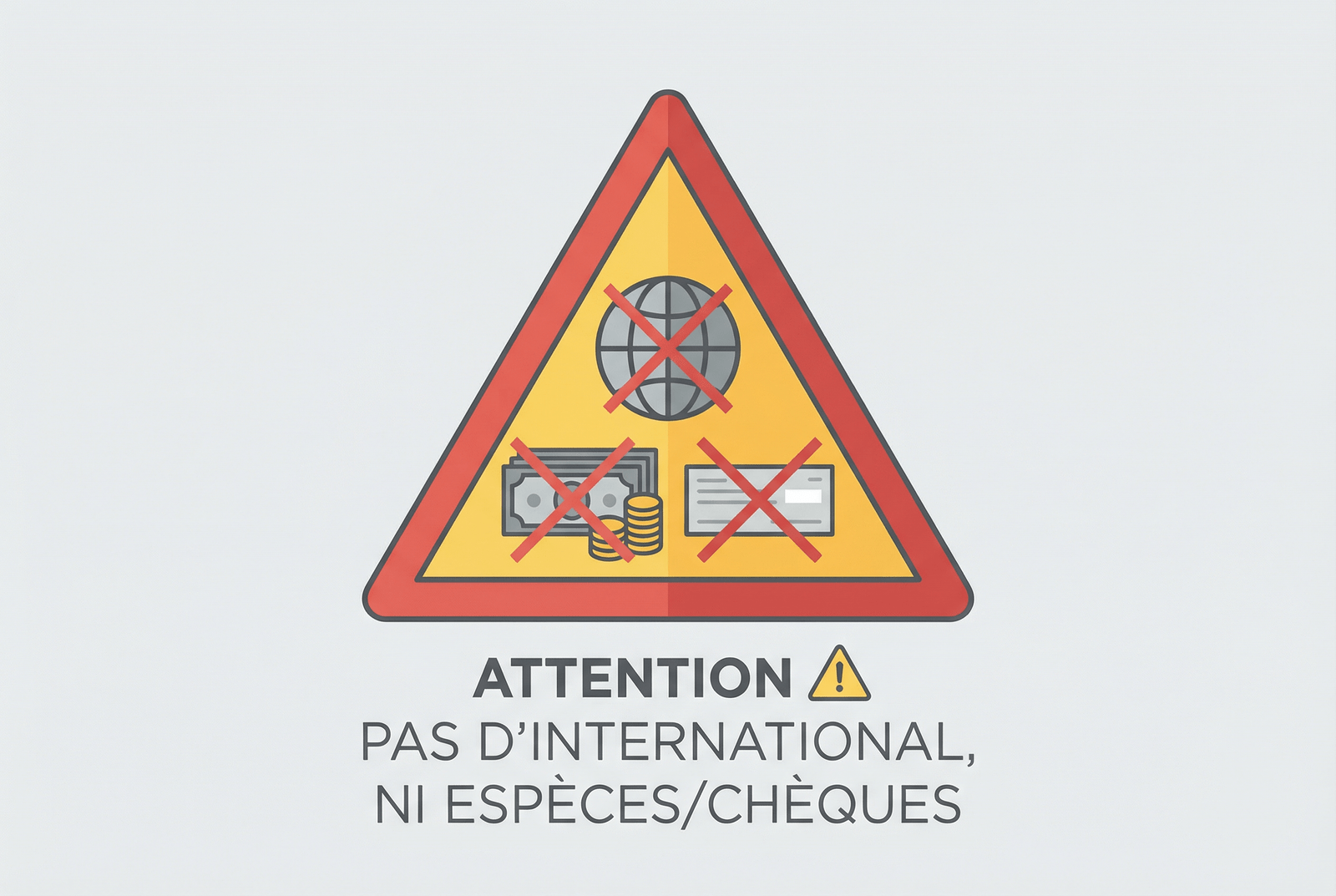 hero ni especes ni cheque ni internationnal