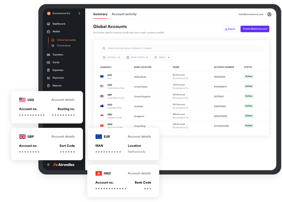 airwallex compte multidevises